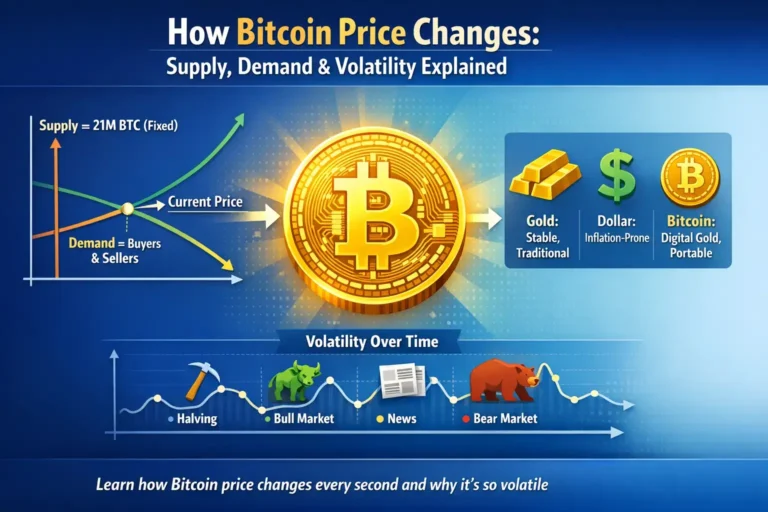 How Bitcoin Price Changes: Simple Beginner’s Guide 2026