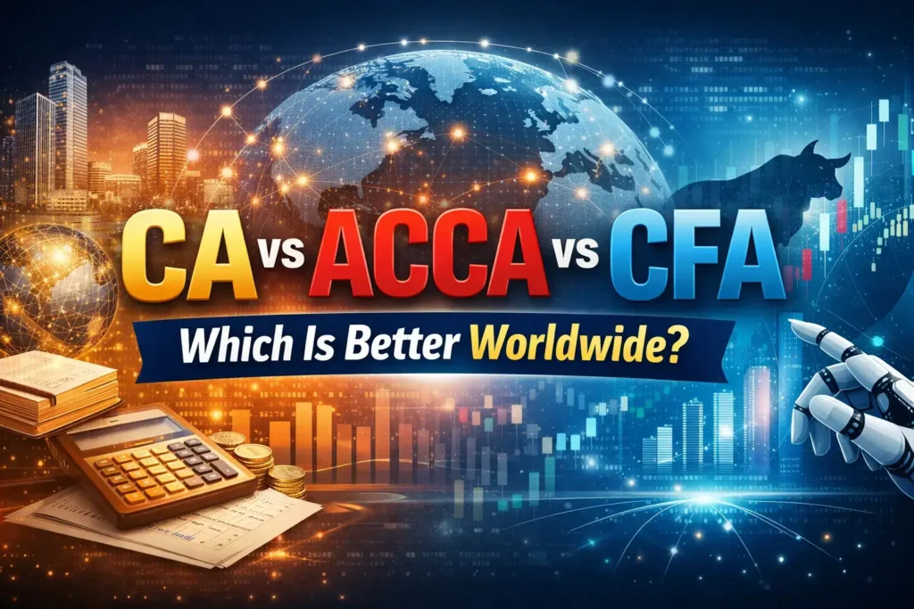 CA vs ACCA vs CFA Which Is Better Worldwide