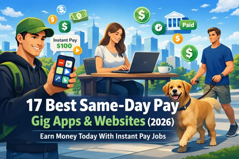 best apps and websites for same-day pay gig jobs 2026