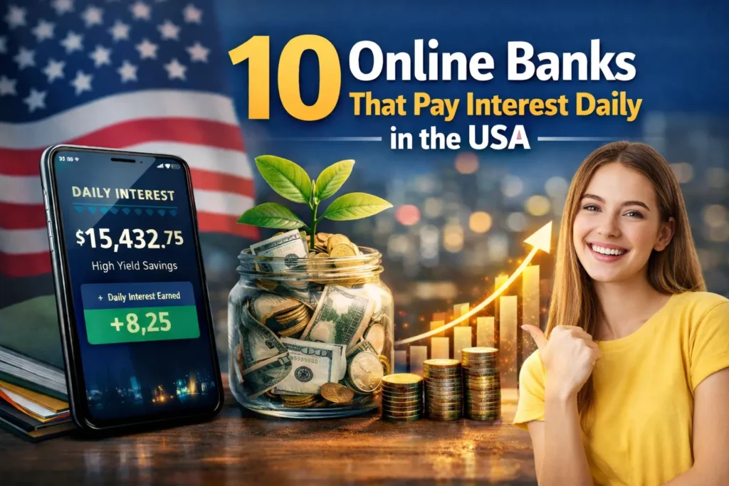 Best Online Banks That Pay Interest Daily in the USA