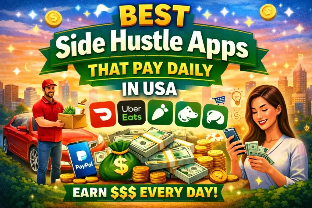 Side Hustle Apps That Pay Daily in USA