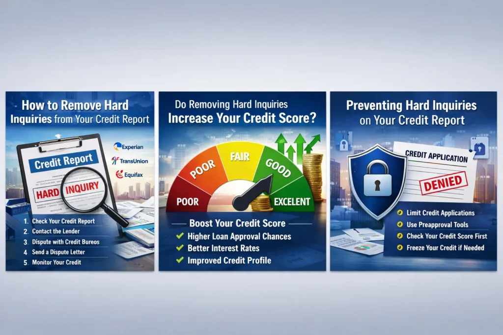 remove hard inquiries from credit report