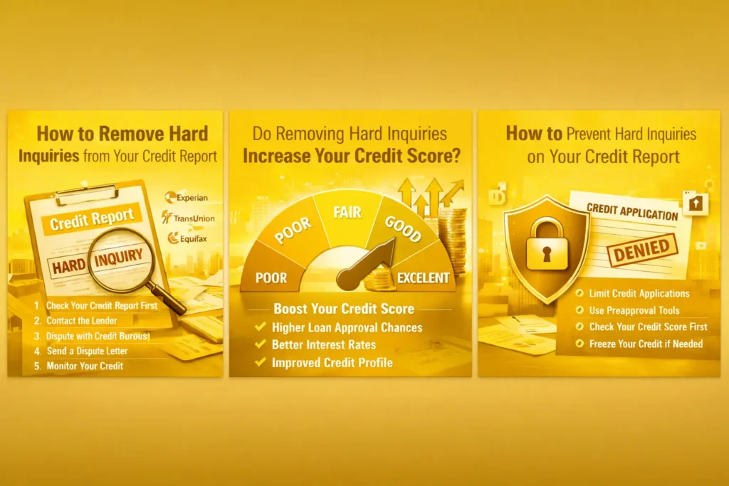 How to Remove Hard Inquiries from Credit Report